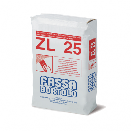 FASSA BORTOLO • ZL 25 Intonaco di lisciatura a base di calce e gesso per interni