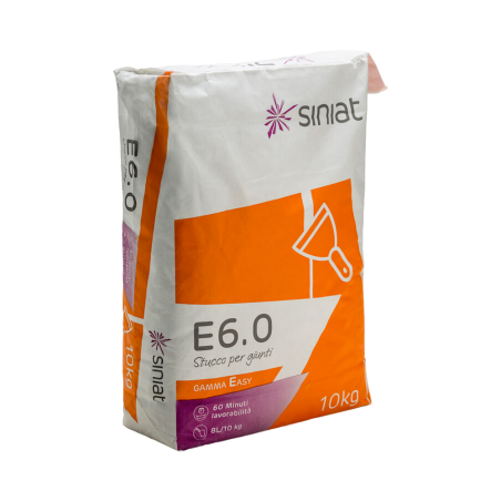 SINIAT • E6.0 Stucco in polvere a presa rapida