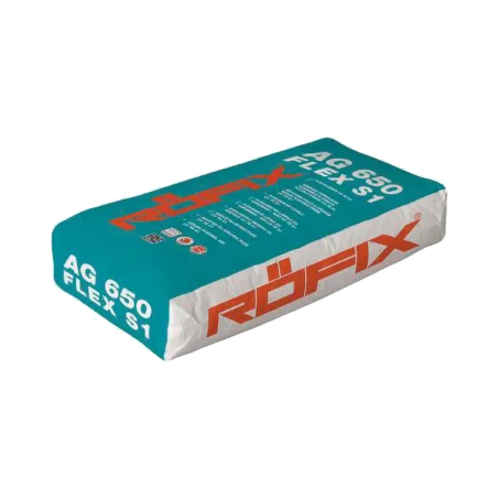 RÖFIX • AG 650 FLEX S1 Adesivo cementizio flessibile a strato sottile C2 TE S1