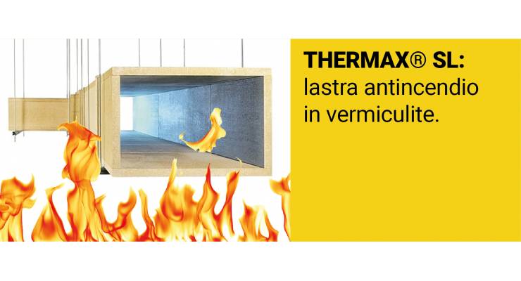 THERMAX® SL: lastra antincendio in vermiculite